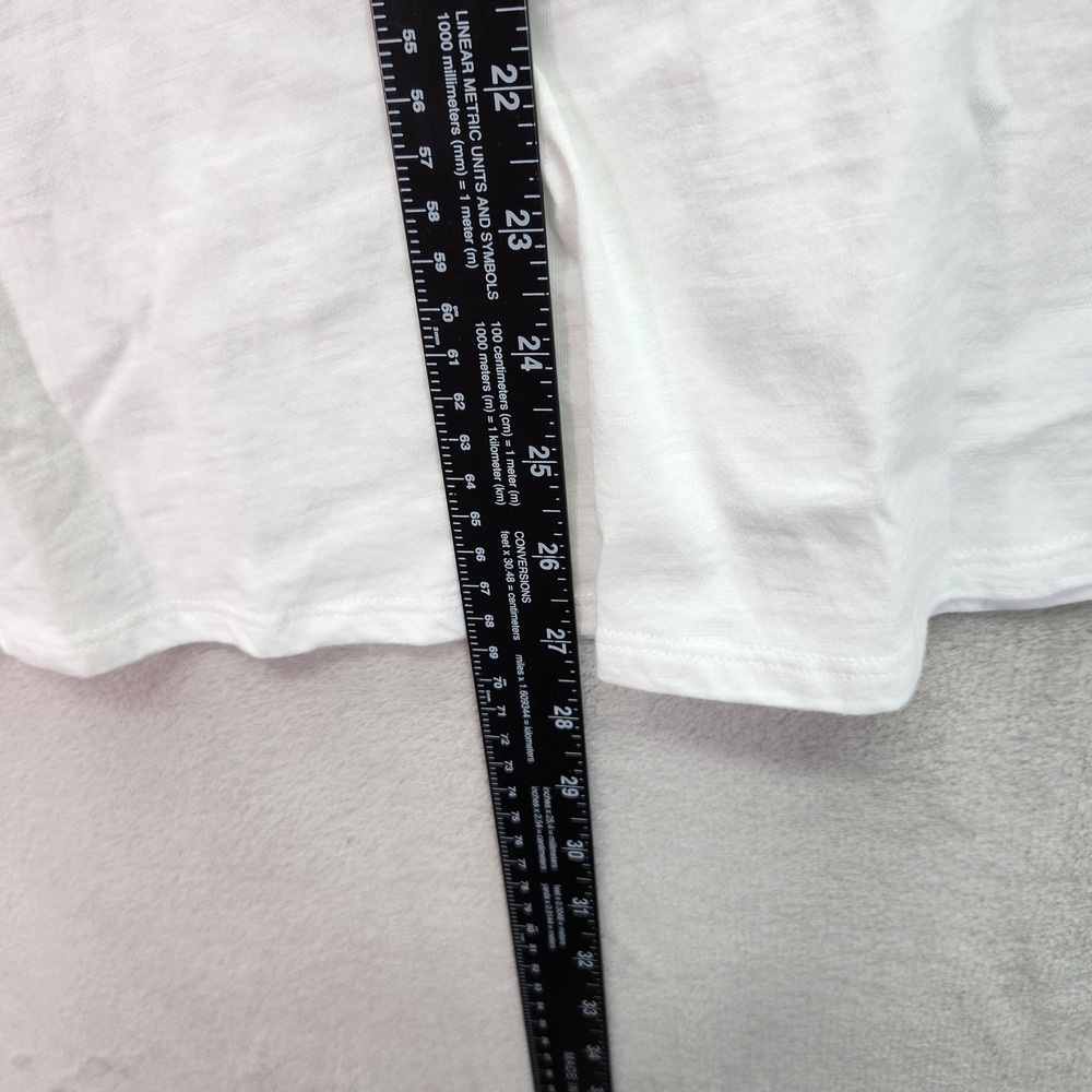 Karen Kane In The Spirit Womens 2X White Embroidered Flutter Sleeve V Neck‎ Top - Picture 11 of 11